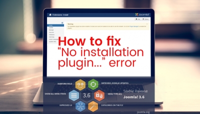 Lỗi update joomla 3.6 'No installation plugin has been enabled