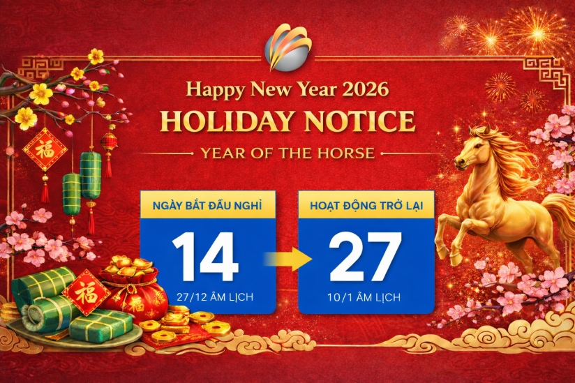 TH&Ocirc;NG B&Aacute;O LỊCH NGHỈ TẾT NGUY&Ecirc;N Đ&Aacute;N 2026